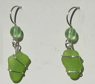 Green wrapped french hooks